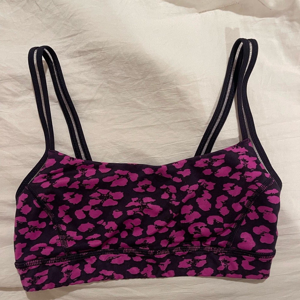 lululemon athletica Purple and Black Sports Bra